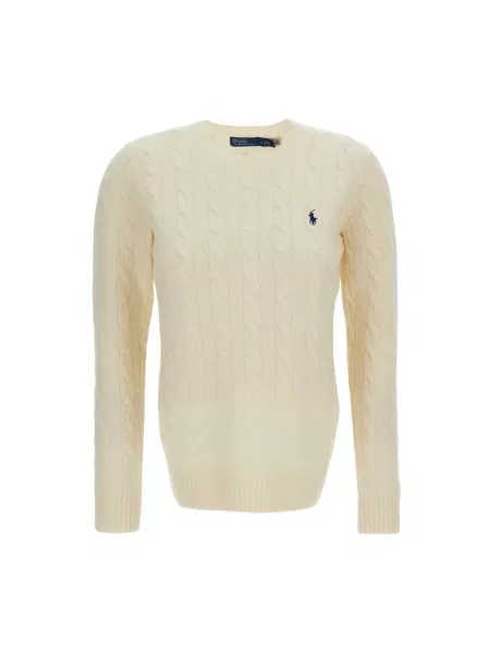 Polo Ralph Lauren sweter biały lekki beżowy