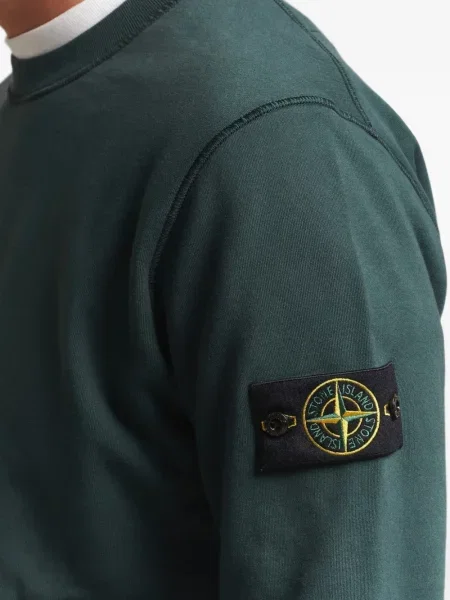 Hanorac Stone Island cu strasuri verde