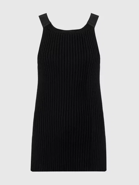 Топ в рубчик Helmut Lang чорний