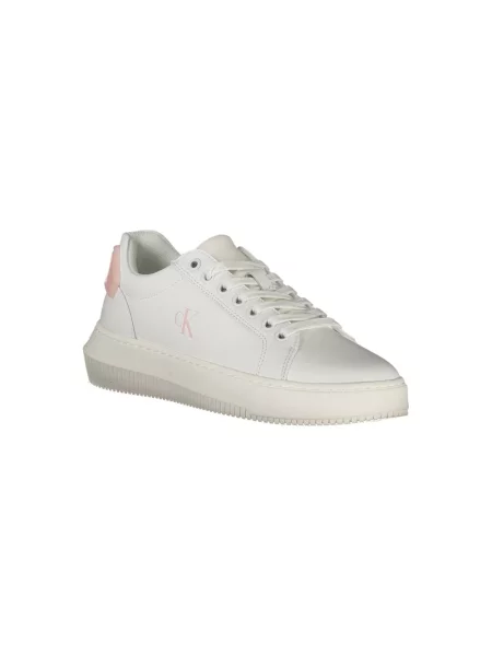 Sneakersy Calvin Klein skórzane białe