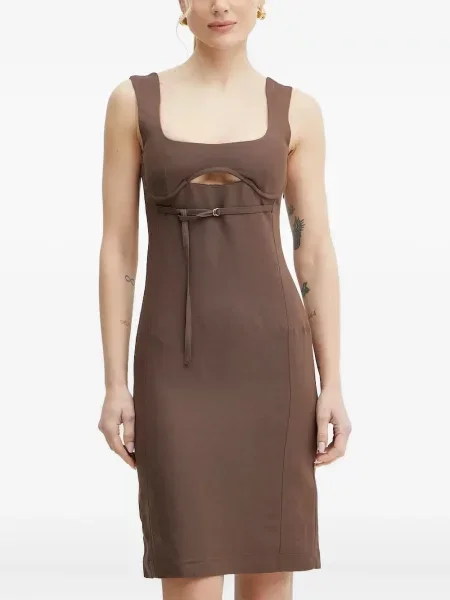 Rochie mini Patrizia Pepe de costum maro