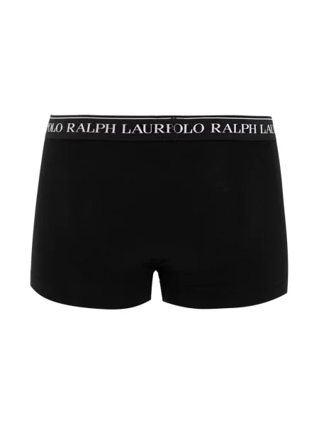 Obcisłe bokserki z mieszanki bawełny w zestawie 3 szt. Polo Ralph Lauren czarne