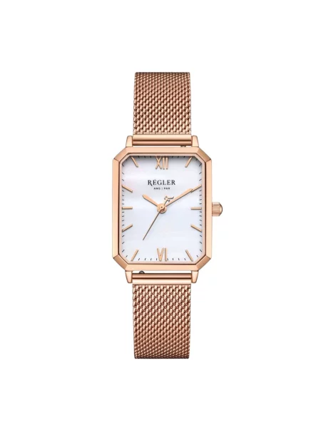 Régler Ceas analogic Régler Élégance Mesh Rose Gold Pearl auriu roz