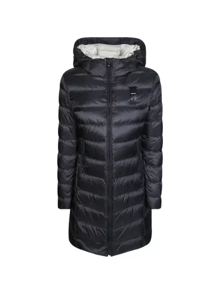 Palton Blauer cu glugă negru