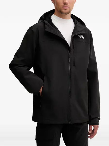 Geacă The North Face cu glugă negru
