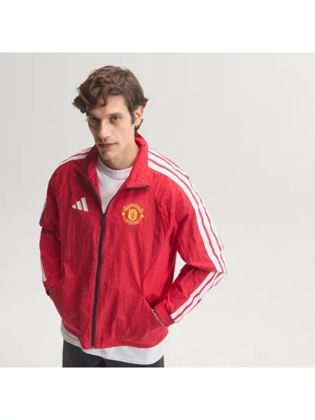 Podstawowa bluza reprezentacyjna Manchester United czerwona