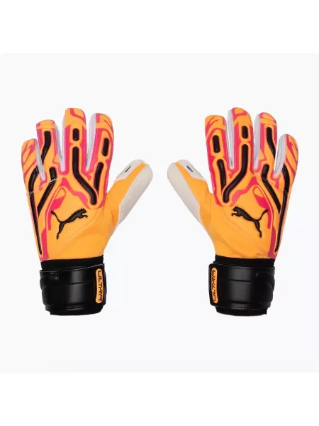 Rękawice bramkarskie PUMA Ultra Pro RC sunset glow/sun stream/puma black czarne