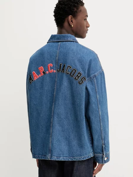 A.P.C. geacă de blugi din A.P.C. x MARC JACOBS albastru
