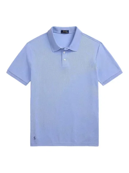 Șapcă Polo Ralph Lauren din fleece cu dungi cu volane albastru