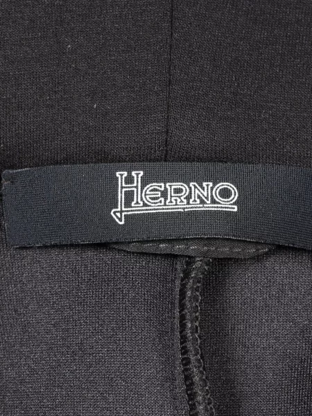Hanorac cu glugă Herno cu paiete negru