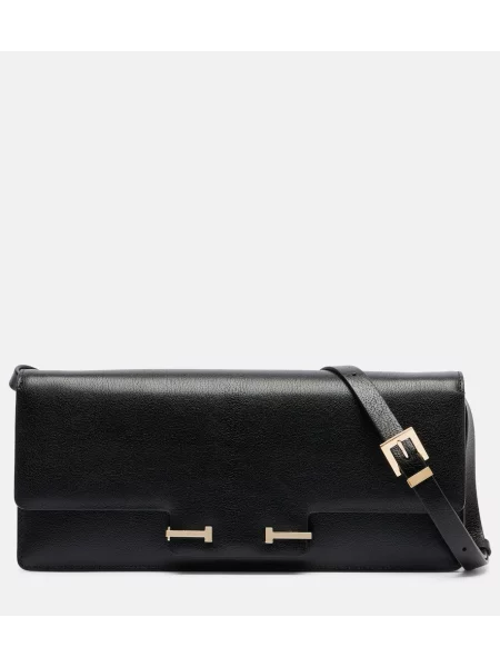 Torebka skórzana Tom Ford skórzana elegancka czarna