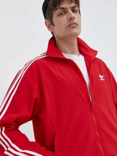 Adidas Суитшърт adicolor Firebird червен