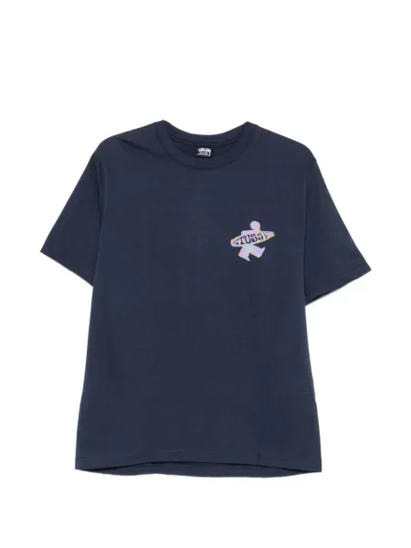 Tricou Stüssy cu imagine albastru