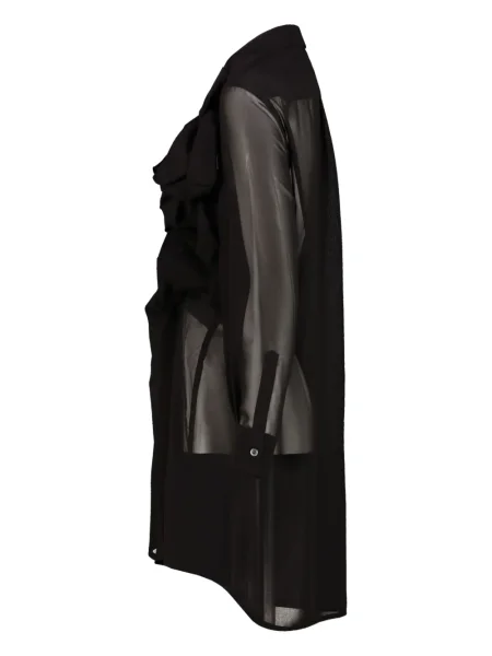 Cămașă Comme Des Garçons cu volane negru