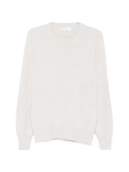 Pulover Brunello Cucinelli gri