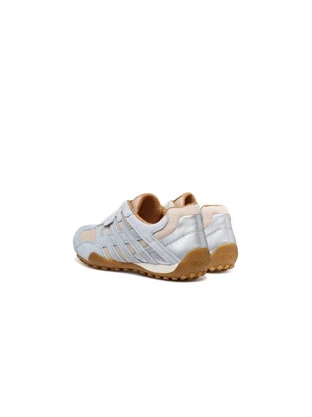 Tenisice Geox D Snake Original Svijetloplava smeđa