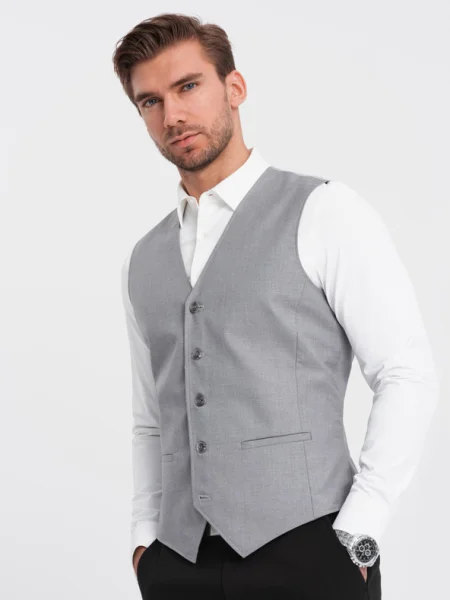 Ombre Vestă gri