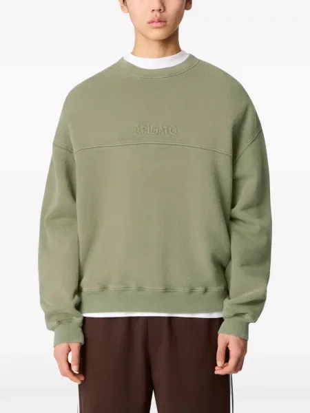 Pulover Axel Arigato cu broderie verde