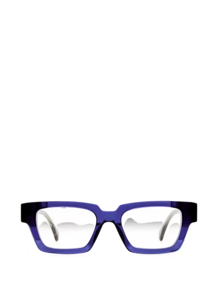 Ochelari de soare Kuboraum cu imprimeu geometric albastru