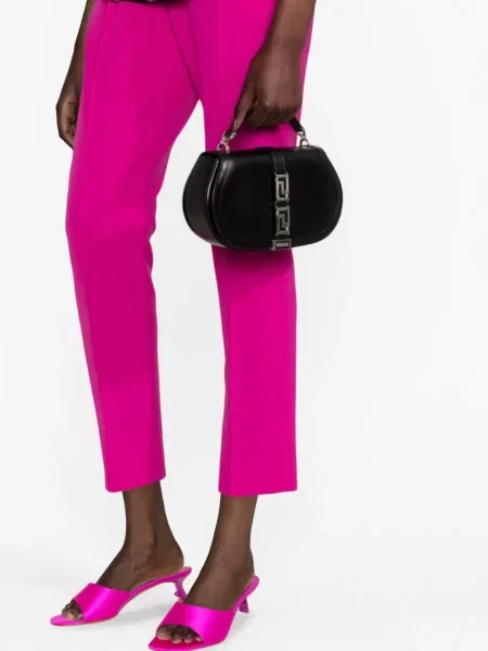 Geantă de mână Versace din piele negru