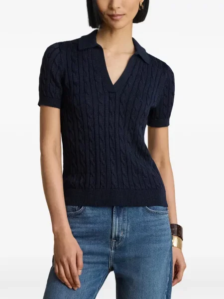 Πλεκτή μπλούζα Lauren Ralph Lauren μπλε