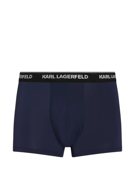 Boxeri Karl Lagerfeld cu autograf albastru