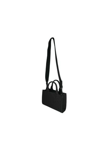 Shopperka Love Moschino skórzana czarna