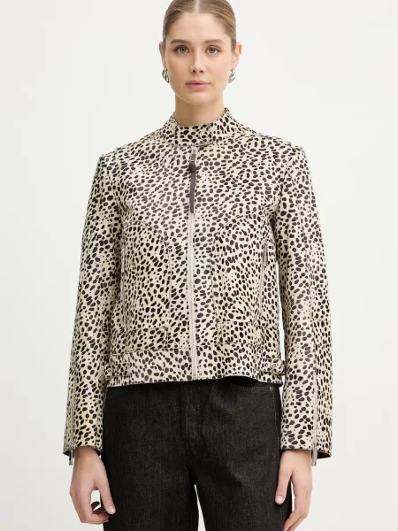 MAX&Co. geacă de piele MCOPINNE bej