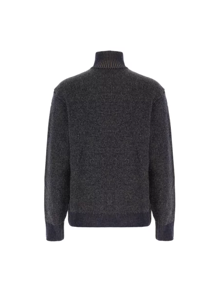 Sweter z golfem Paul & Shark z kaszmiru niebieski