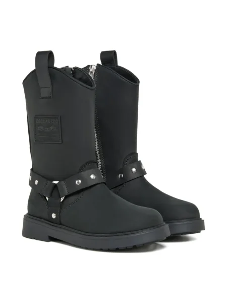 Botki dziecięce Dsquared2 czarne