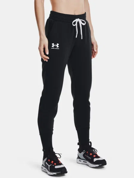 Pantaloni sport Under Armour din fleece negru