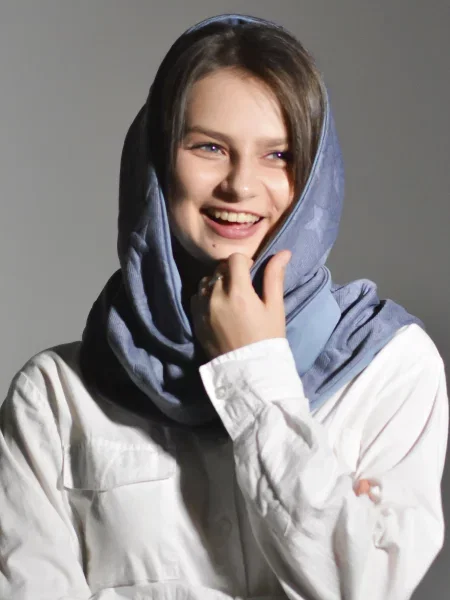 MyScarf Шарф Світло-синій синій
