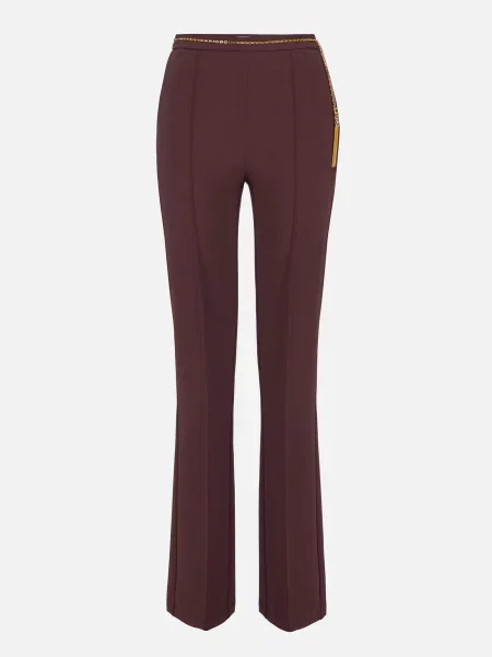 Брюки Elisabetta Franchi бордовые