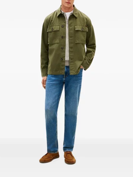 Lung cămașă Tommy Hilfiger verde