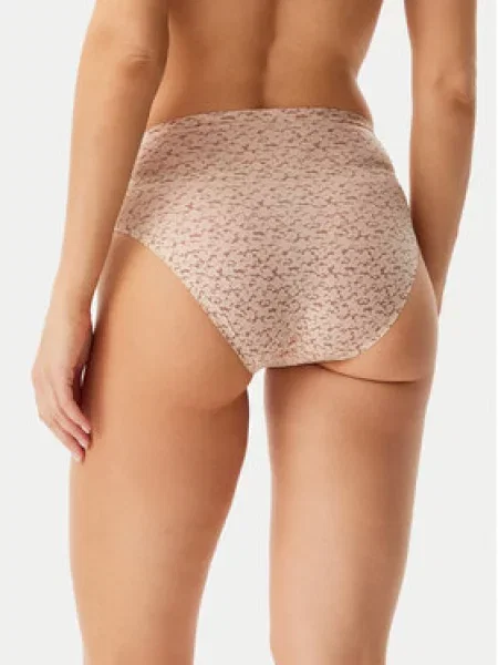 Chantelle Klasické kalhotky s vysokým pasem Soft Stretch béžová