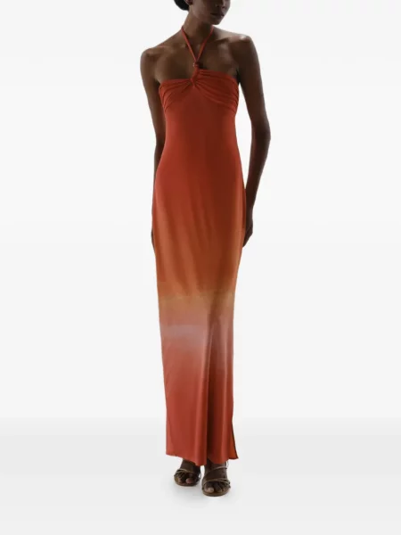 Rochie maxi Baobab cu legături roșu