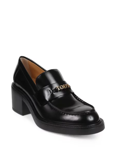 Pantofi loafer Tod's cu autograf negru