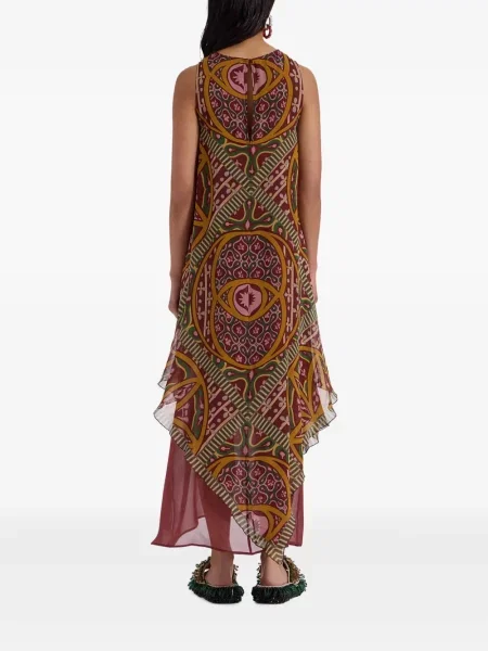 Rochie La Doublej de costum roșu