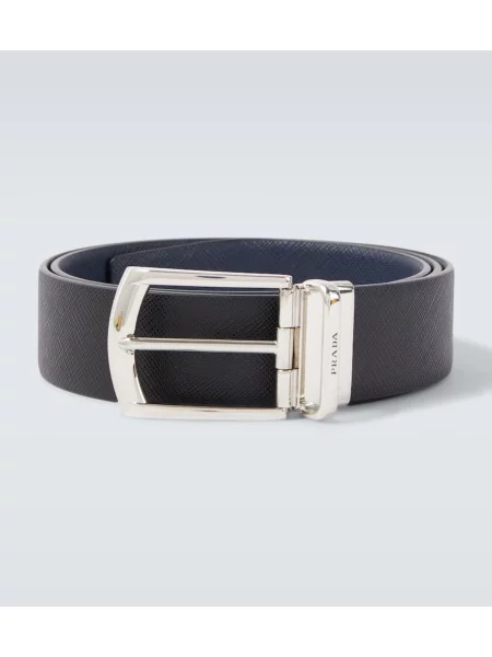 Curea Prada din piele negru