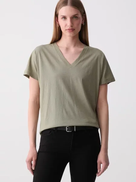 Marc O'Polo basic tričko zelené