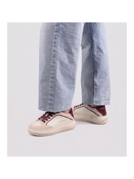 Sneakersy Alexander Smith skórzane beżowe