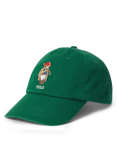 Polo Ralph Lauren Sapkák brokát piros / fehér zöld