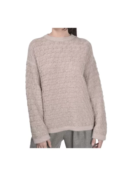 Sweter Gran Sasso wełniany szary