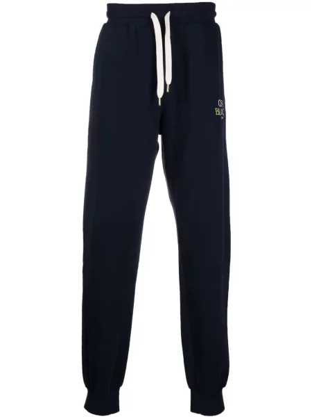 Pantaloni Casablanca cu broderie albastru