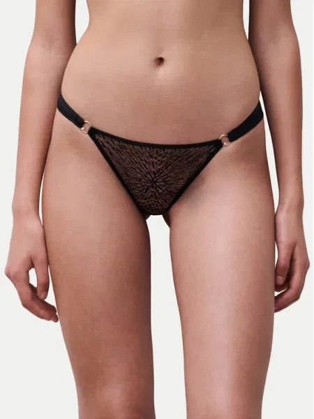 Chantelle Chilot tanga Pearl negru