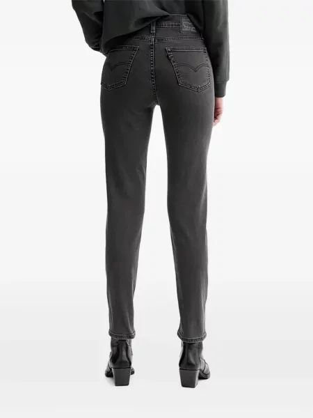 Плетен колан Levi's® бродиран с катарама сиво