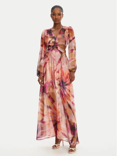 Рокля Morgan RIPIA.F дълга разкроена RIPIA.F оранжево