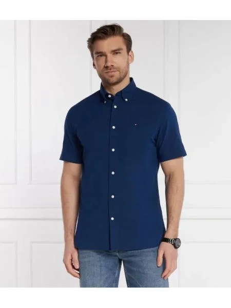 Tommy Hilfiger Cămașă | cu adaos de in
