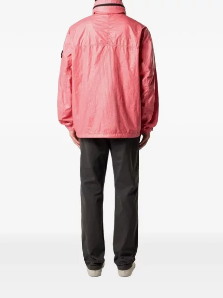 Geacă Stone Island cu strasuri roz