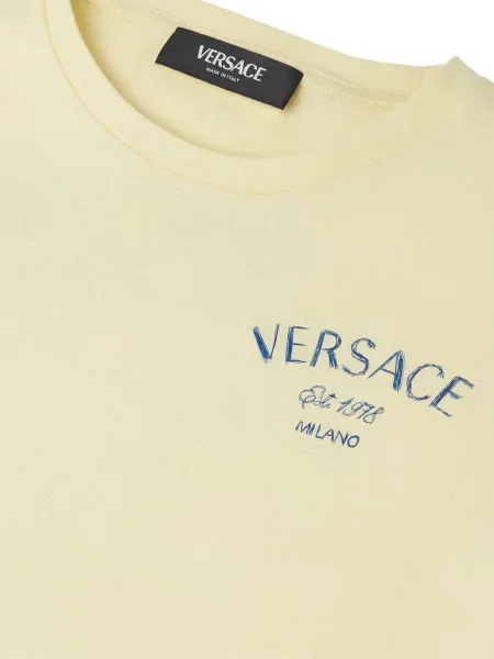 Koszulka dziecięca Versace żółta